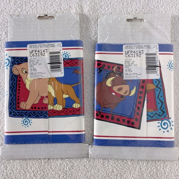 Vintage Disney The Lion King Wallpaper Border X2 - Picture 11 of 11